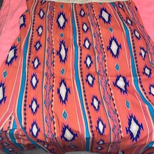 Multicolored maxi skirt